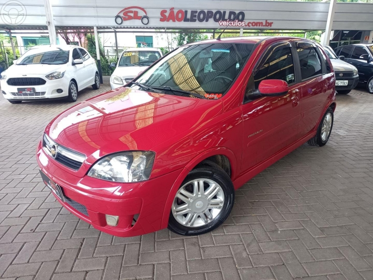 CHEVROLET - CORSA 1.4 MPFI PREMIUM 8V FLEX 4P MANUAL - 2008/2009 - VERMELHA - R$ 31.900,00