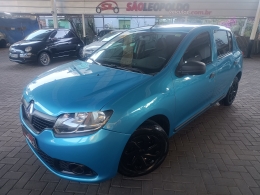 RENAULT - SANDERO - 2014/2015 - Azul - R$ 37.900,00
