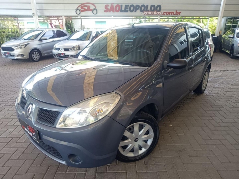 RENAULT - SANDERO - 2008/2008 - Cinza - R$ 25.900,00