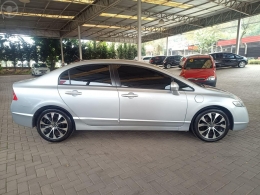 HONDA - CIVIC 1.8 LXS 16V FLEX 4P AUTOMATICO - 2007/2008 - PRATA - R$ 45.900,00